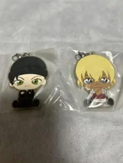 名探偵コナン　一番ラボ　蓄光ラバーチャーム　安室透　赤井秀一