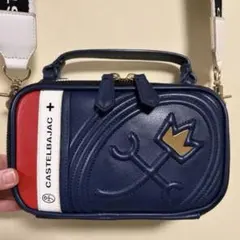 CASTELBAJAC ショルダーバッグ ネイビー