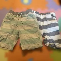 ミキハウス　ピクニック　ハーフパンツ2点セット100