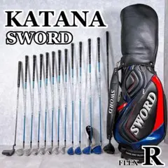 良品】SWORD ソード メンズ ゴルフクラブセット 13本 バッグ付き
