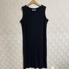 the shop tk ティーケー　ワンピース　ノースリーブ　ブラック　リブ