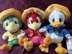 値下げ！！【Disney】 三人の騎士 ぬいぐるみ パンチート ホセ ドナルド