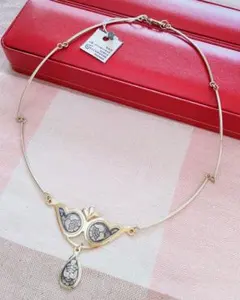 レア ヴィンテージ シルバー デザイン ネックレス