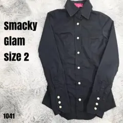 smacky glam スマッキーグラム シャツ 黒 2 1041のサムネイル