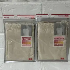 新品／未開封 HEATTECH 3XL キャミソール（レース付き）２点セット