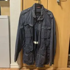 TOMMY HILFIGER ネイビー モッズコート