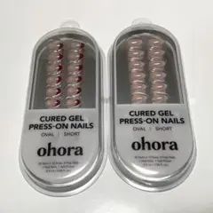 ohora ネイルチップ　2色セット