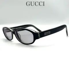 GUCCI グッチ メガネ 眼鏡 オーバル フルリム 黒 GG2413 - メルカリ