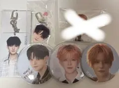 TREASURE ヨシ 顔アクキー 缶バッジ セット