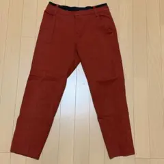 ラレグロ レディース テーパードパンツ 赤茶色 カジュアル テラコッタ 38