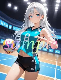c843 かわいい イラスト アニメ A4ポスター