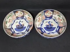 上手物 古伊万里 金彩錦 春寒鉢 膾皿 中鉢 2客 - メルカリ