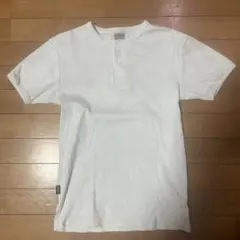 AVIREX ヘンリーネック 半袖 Tシャツ ホワイト Mサイズのサムネイル