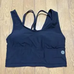 easyoga イージーヨガ クロップドタンク　ブラック