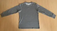 ヒートテックウルトラウォームクルーネックT 長袖 超極暖 メンズ L グレー