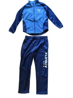 ATHLETA アスレタ ジャージ 上下セットアップ ブルー サッカー