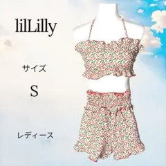 lilLilly レディース ビキニ 水着【S】チェリー柄のサムネイル