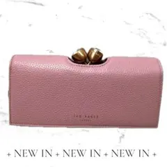 値下げ♡新品未使用タグ付き♡TED BAKER 長財布♡ピンク 人気ガマ口のサムネイル