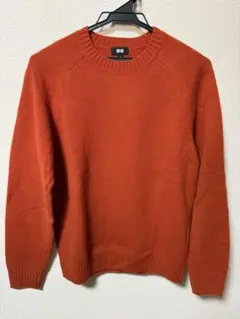 新品　試着のみ　UNIQLO プレミアムラムウール　クルーネックセーター