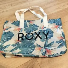 ROXY ボタニカル柄 トートバッグ ショルダーバッグ