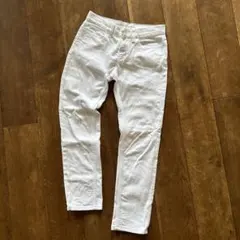 【美品】BANANA REPUBRIC ホワイトデニム