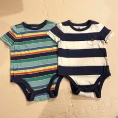 GAPの半袖ロンパース　ボーダー