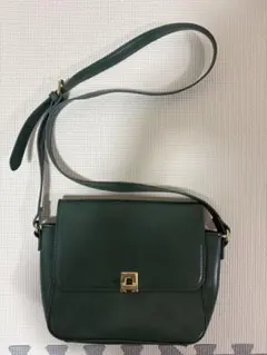 GU グリーン ショルダーバッグ
