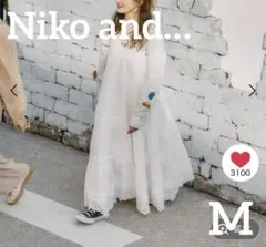 niko and ... レースふわキャミワンピース