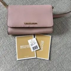 【専用】未使用 MICHALKORSマイケルコースショルダーウォレットピンク