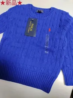 ★新品★定価14190円★ラルフローレン★大人気定番★ポロマーク刺繍入りニット