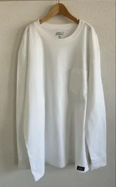 Dickies ホワイト 長袖シャツ【2XL】　コットン100% 超美品