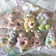 ダッフィー＆フレンズ　フィルドウィズジョイ ぬいぐるみバッジ　ショッパー付き