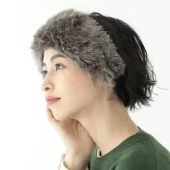 cableami × BEAMS BOY / ファー ヘアバンド 22FW