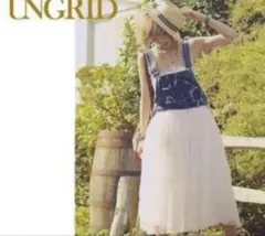 アングリッド　チュール　デニム　サロペット　ワンピース　フリー　カワイイ