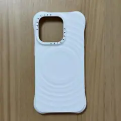 CASETiFY ホワイト ウェーブ シリコンケース　14pro
