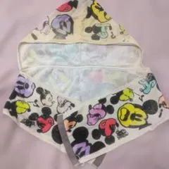ミッキーマウス フード付きタオル