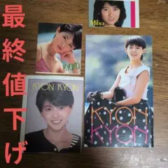 小泉今日子 中山美穂　1980年代　当時雑誌付録 シールセットのサムネイル
