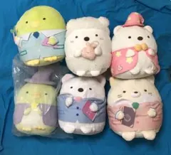 すみっコぐらし 学園 検定 定期テスト ぬいぐるみ 4点セット すみっコぐらし | すみっコぐらし検定