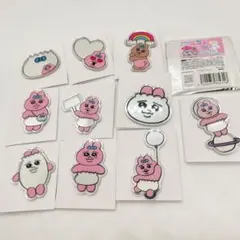 【新品未使用】おぱんちゅうさぎ　身だしなみ☆アクリルミラーステッカー10種コンプ