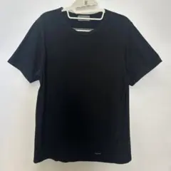 ヨウジヤマモト　ブラック クルーネック 半袖Tシャツ