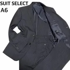 SUIT SELECT Super100's ストライプ　セットアップ　A6