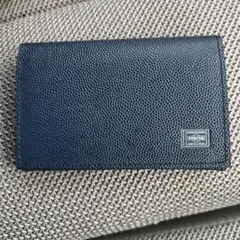極美品　PORTER レザー名刺入れ ネイビーのサムネイル