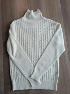 CIAOPANIC TYPY アイボリー ケーブルニット メンズM