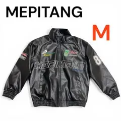 ライダースジャケット M ブラック フェイクレザー ブルゾン