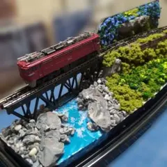 Nゲージ 鉄道模型 ジオラマ 冬の北海道 田舎の単線20 - メルカリ