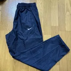 ナイキ　ナイロンパンツ　刺繍　ロゴ　XL 00s ネイビー　y2k