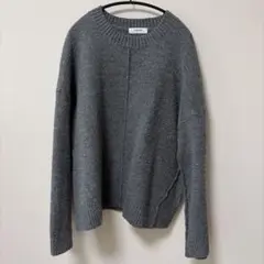 machatt センターシーム ニット グレーのサムネイル