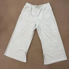 レディース ワイドパンツ ゆったり 妊婦 マタニティ 4L スリット ズボン