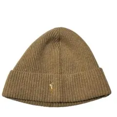 ラルフローレン　カラーポニー　ニット帽　ビーニー