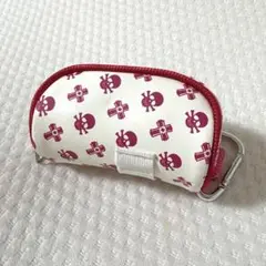 スカルデザイン　ゴルフボールポーチ